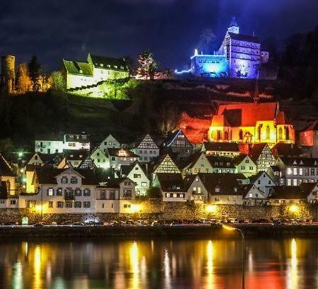 הירשהורן Natur Und Neckarblick Bei Heidelberg מראה חיצוני תמונה